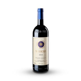 El vino tinto italiano Sassicaia es fabuloso para San Valentín, como regalo de pareja o de amistad.