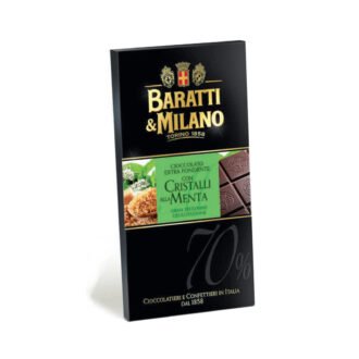 Extra Fondente 70% Cristali Di Menta 75gr Baratti&Milano